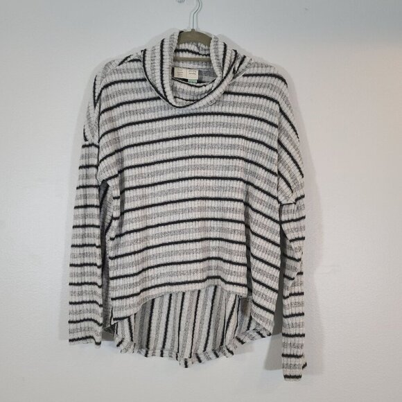 Saturday Sunday Anthropologie Pippa Hacci Cowl Turtleneck Ribbed Sweater Small‎ - Picture 1 of 7